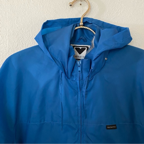 Vintage Obermeyer Montana Nylon Coat Windbreaker Blue Men’s Small - Picture 3 of 12